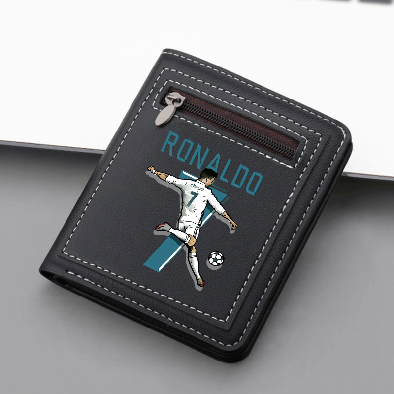 Men'S Fashion Bag - Football Star Series Men Short Wallet