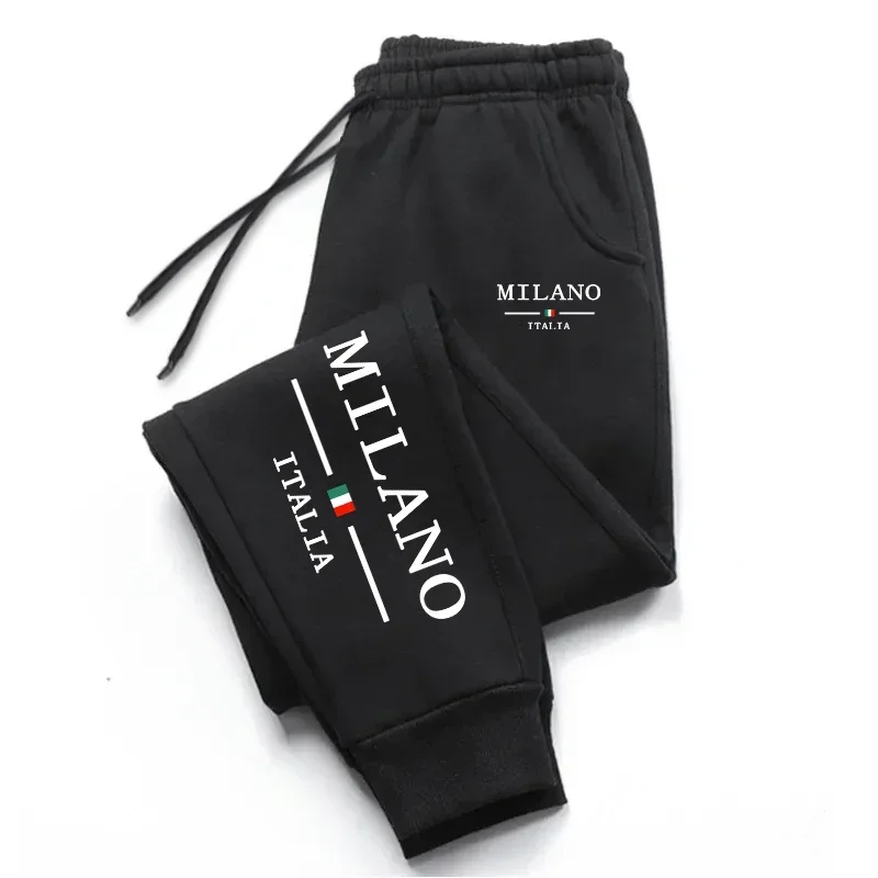 Milan Men'S Fashion - Milan Printed Mens Sweatpants Daily Casual