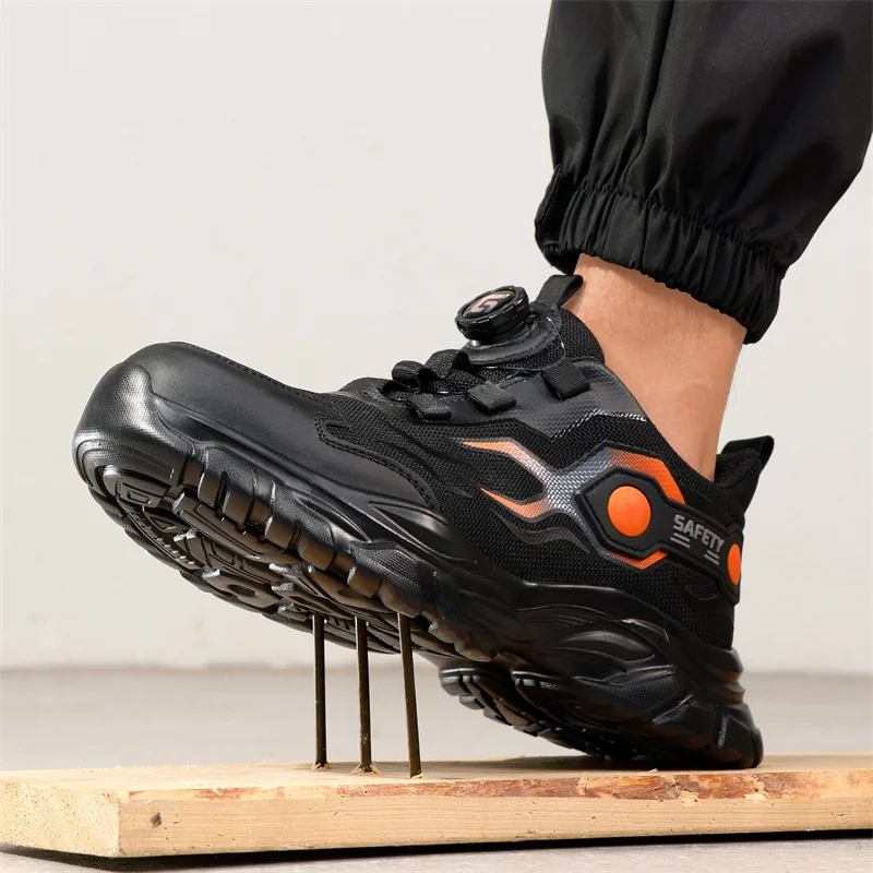 Mens Fashion Week - Men Steel Toe Work Shoes Fashion