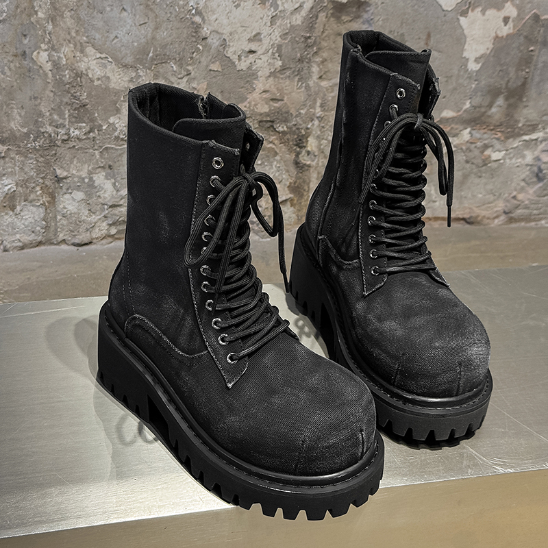 Men'S Fashion For 45 Years Old - High Quality Retro Denim High Top