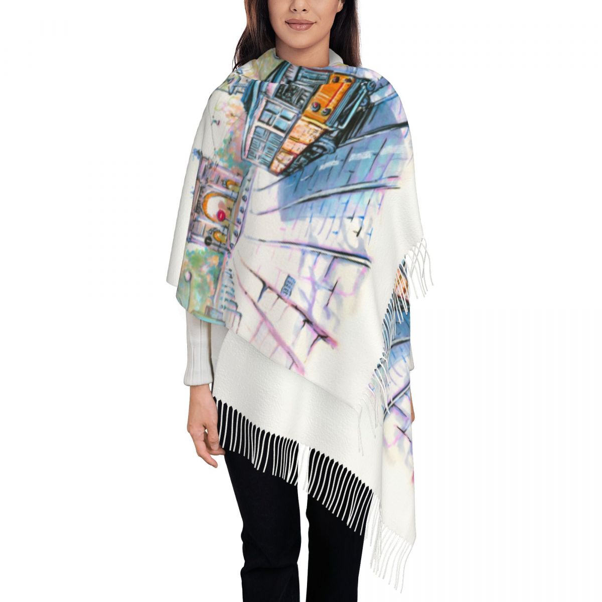 Milan Men'S Fashion - Custom Printed Famous Vintage Tram In