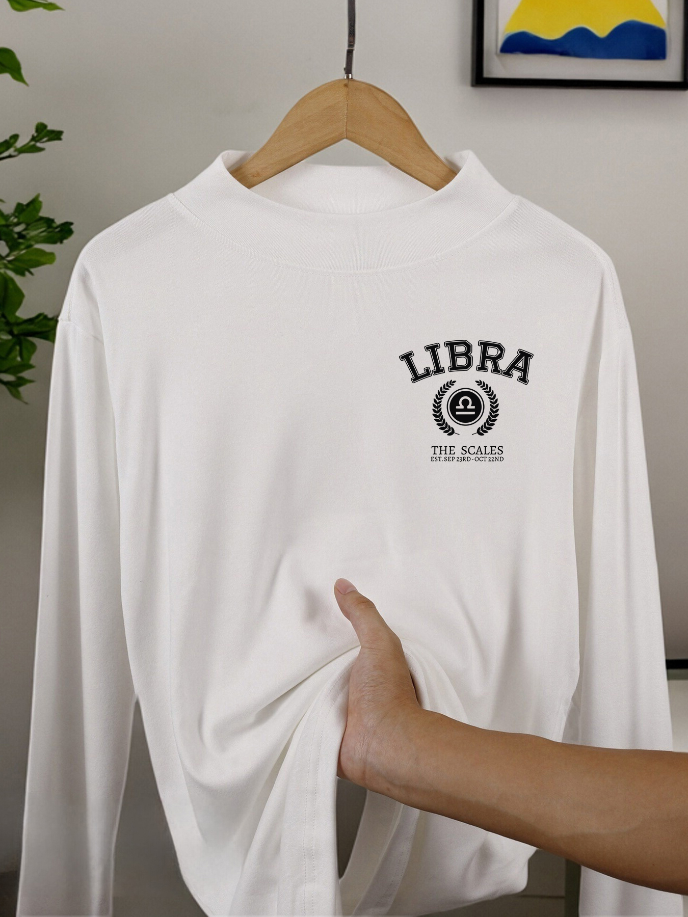 Mens Fashion Vintage - Libra The Scales Print Leisurewear For