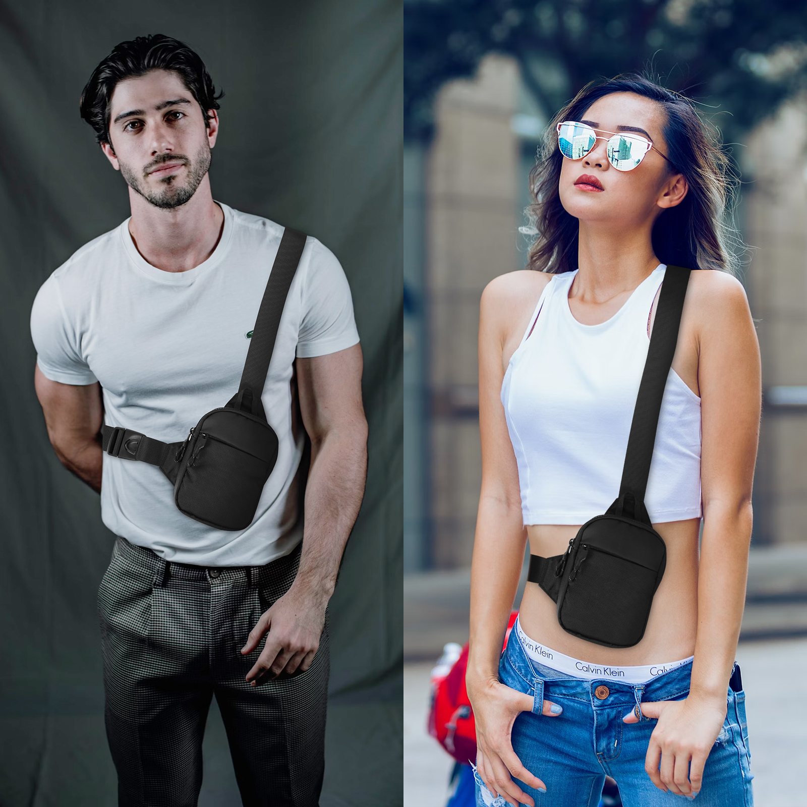 Men'S Fashion Bag - New Sports Chest Bag Men's Ultra-small