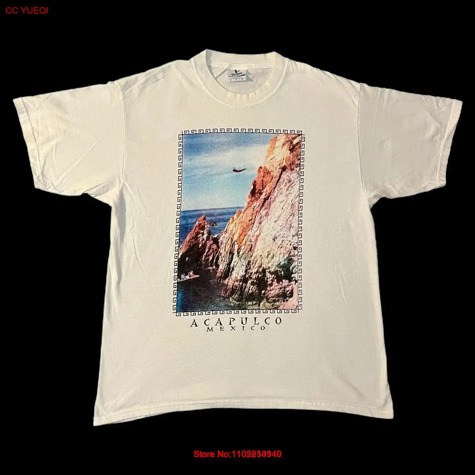 Mens Fashion Mexico - Vintage 90s Acapulco Mexico White Destination