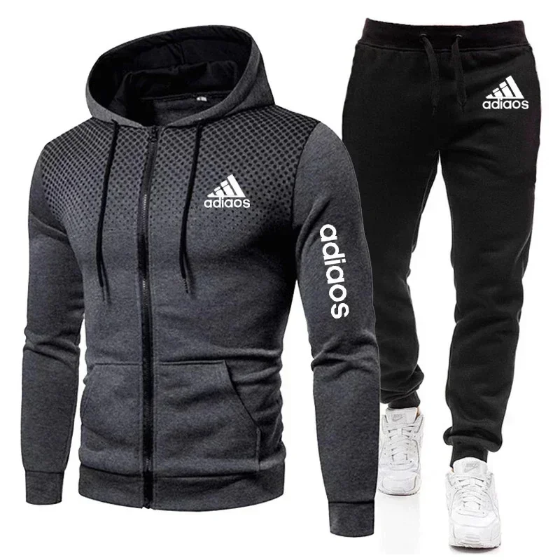 Men'S Fashion Zipper Hoodie - New Men's Casual Sportswear Autumn Winter