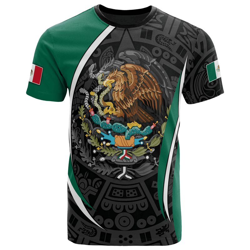 Mens Fashion Mexico - Mexico National Flag T Shirts For