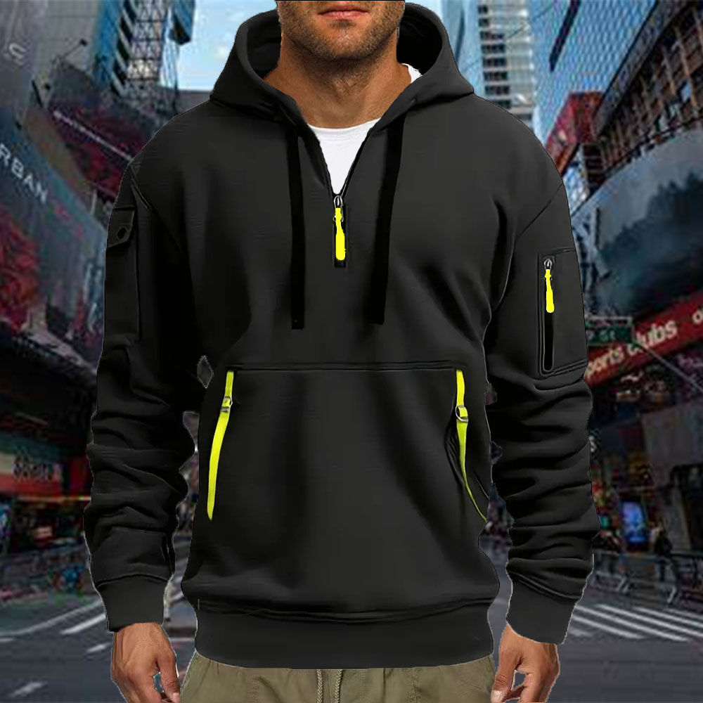 Men'S Fashion Zipper Hoodie - Men's Casual Sports Hoodie Spring Autumn