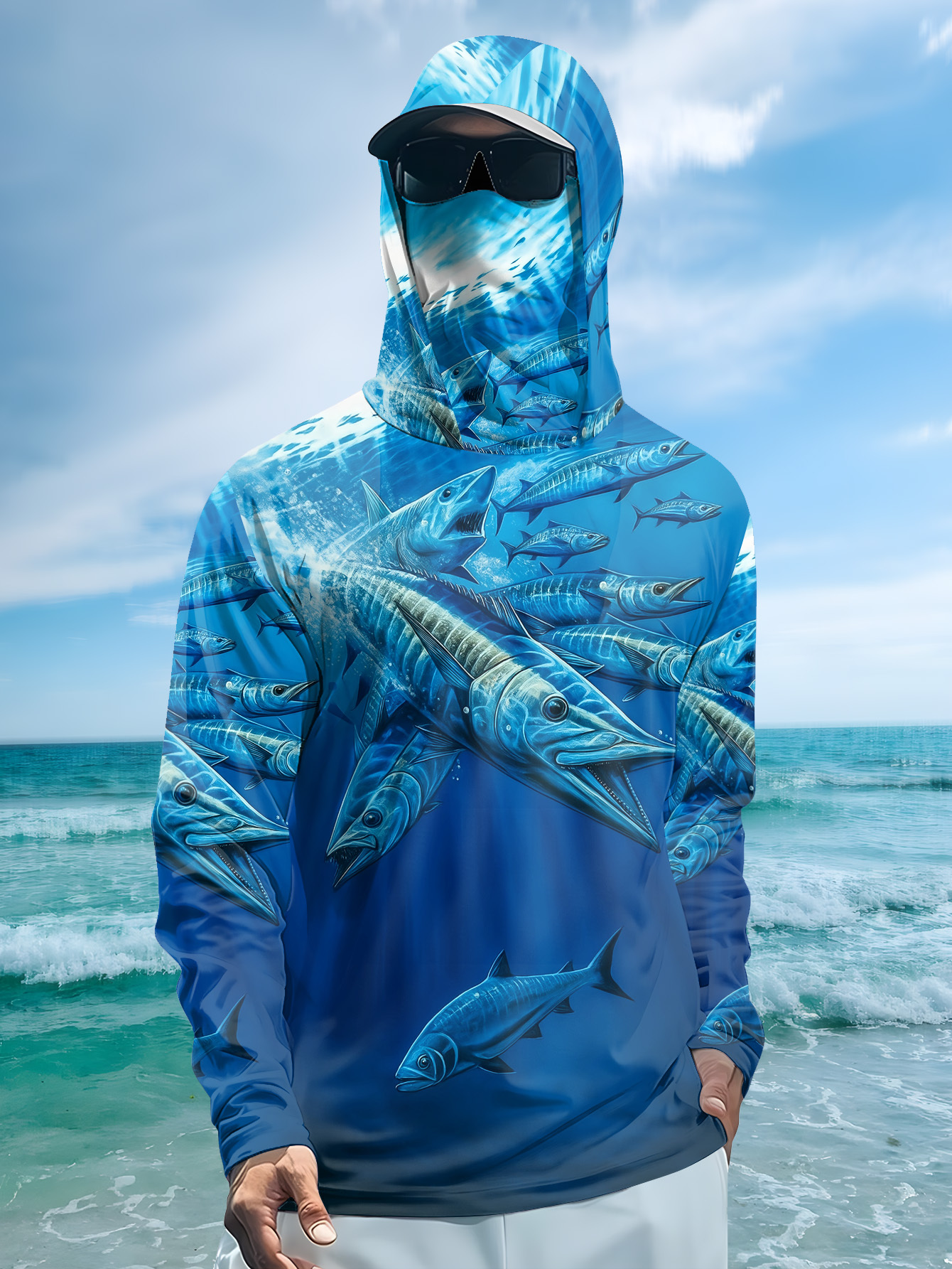 Men'S Fashion Trends 2025 - Men Hood Fishing Shirt long sleeve