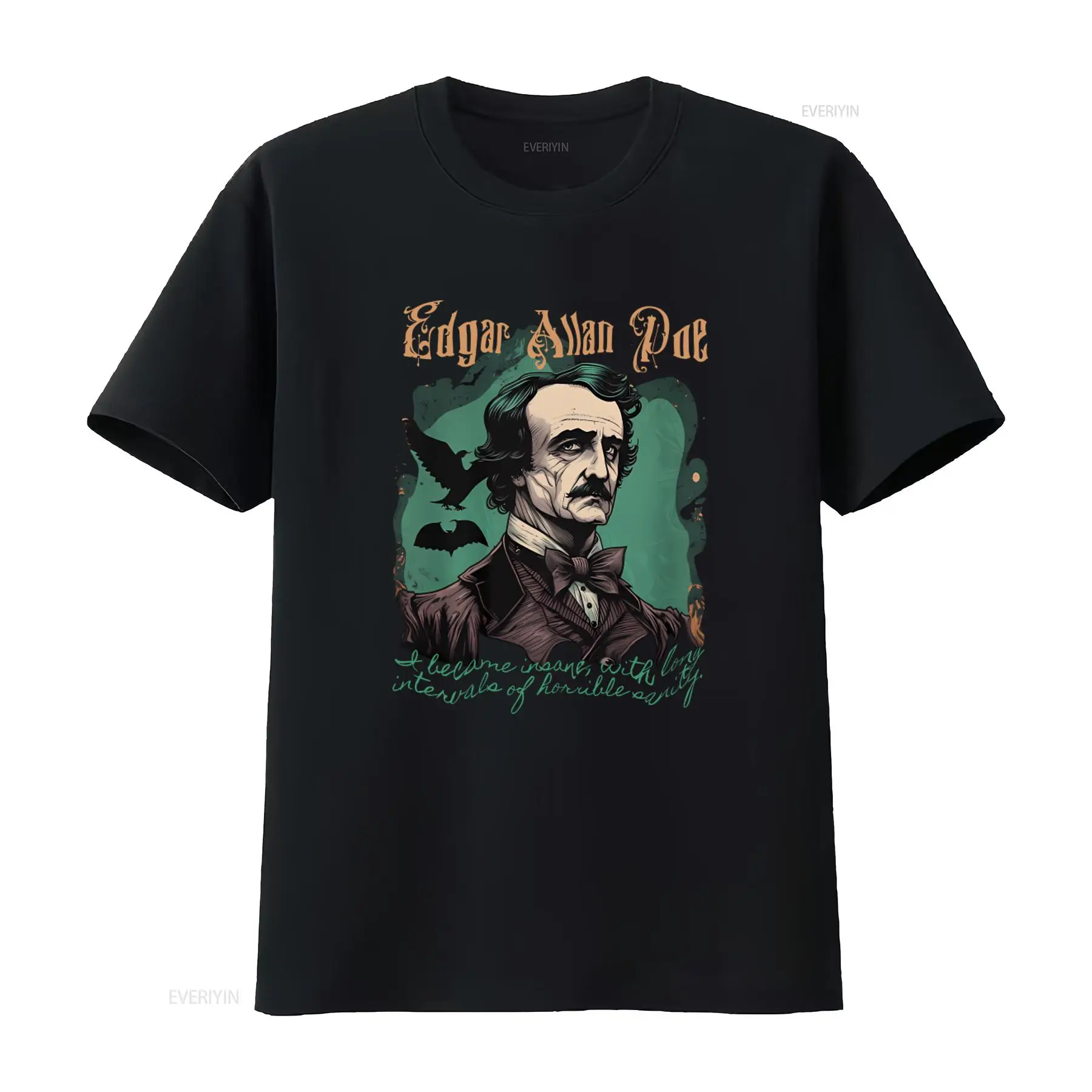 Mens Fashion Ideas - Edgar Allan Poe T Shirt Gothic
