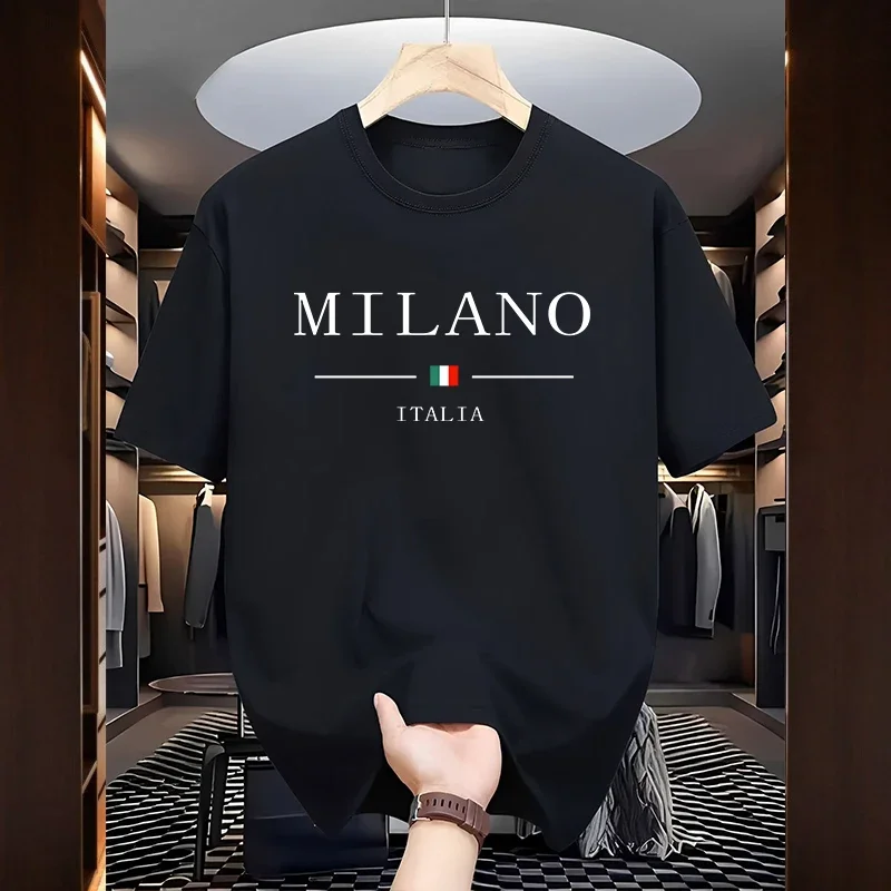 Men Cotton T-shirt High Qualit - Milan Men'S Fashion recension och pris