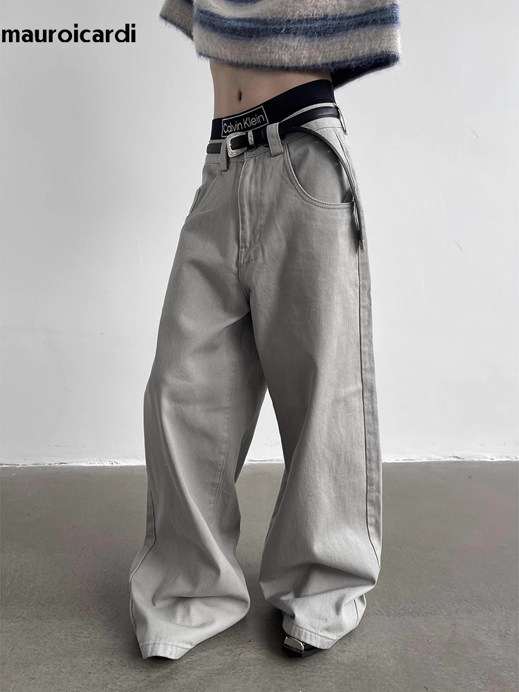 Mauroicardi Autumn Grey Flowy  - Mens Fashion Dark Grey Pants recension och pris