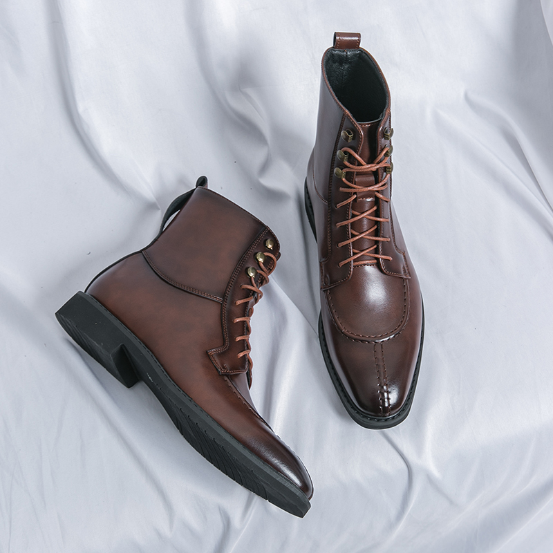 2026 New Men's Pointed Brown B - Chelsea Boots Men recension och pris