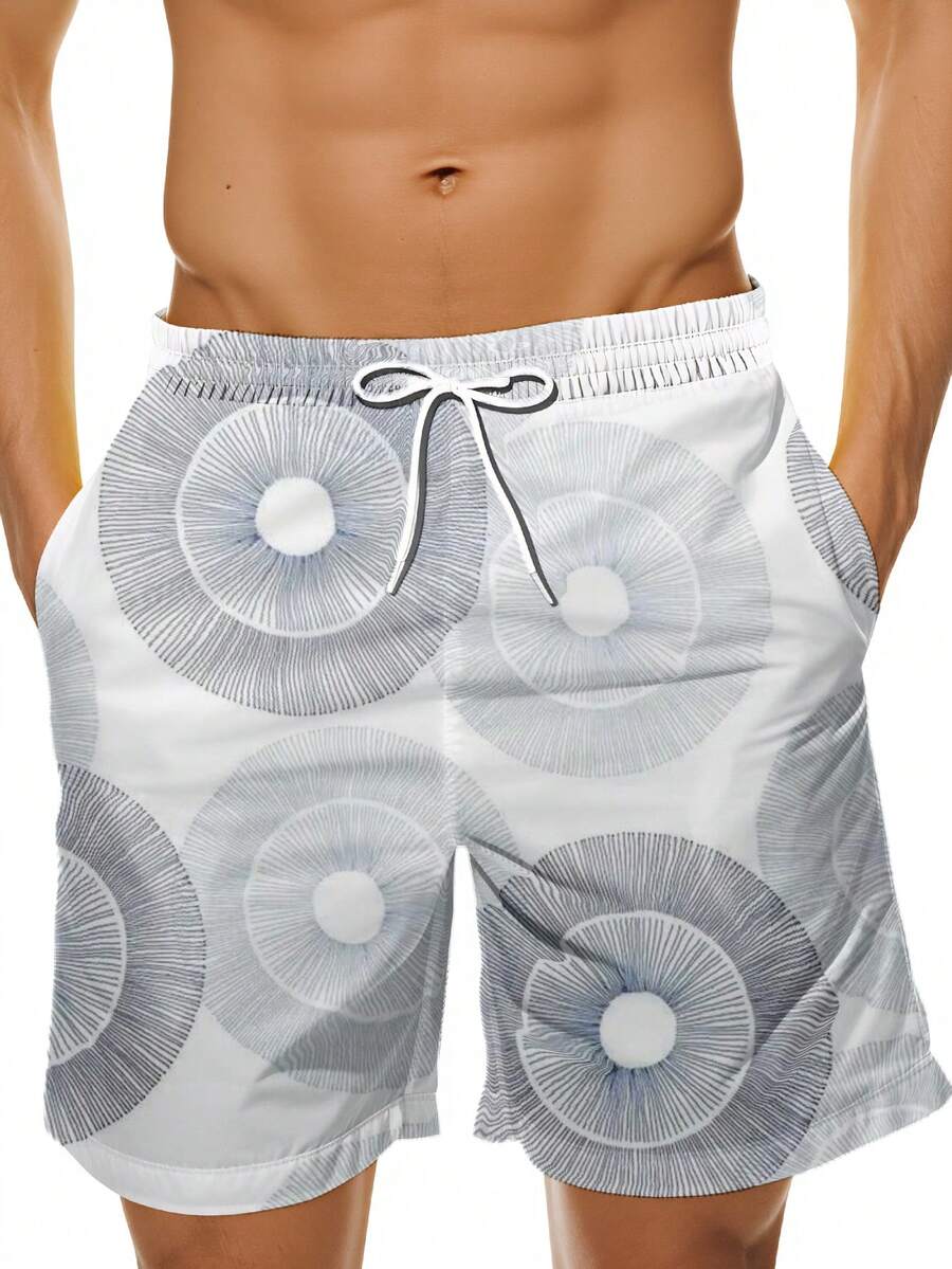 Mens Quick Dry Swim Trunks Wit - Swim Trunk Shorts recension och pris