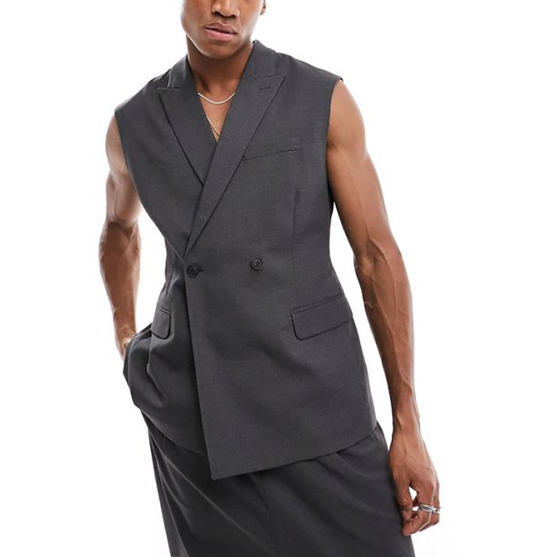 Summer Fashion Men's Vest Outf - Mens Fashion Dark Grey Pants recension och pris
