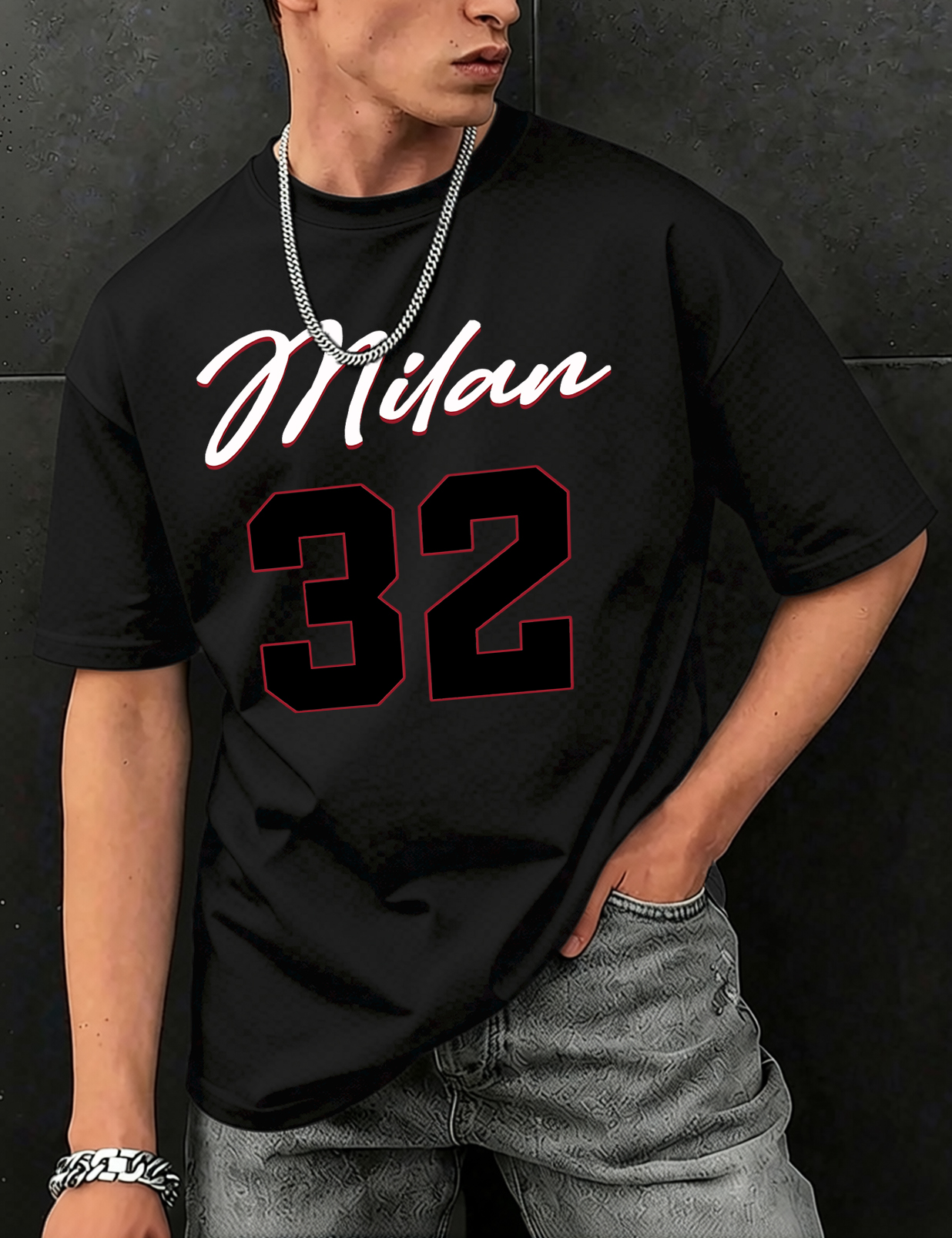 Milan Number 32 Creative Print - Milan Men'S Fashion recension och pris