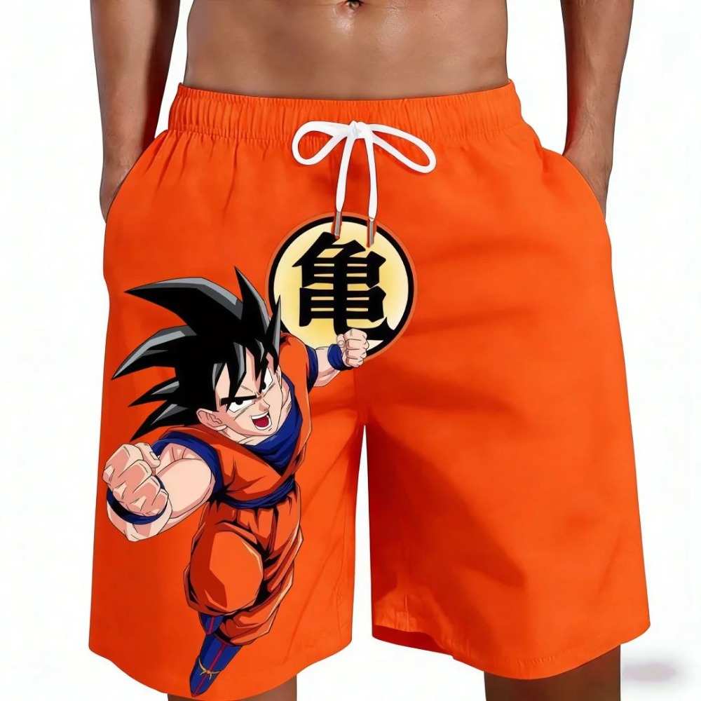 2026 Dragon Ball Goku Kame Sym - Swim Trunk Shorts recension och pris