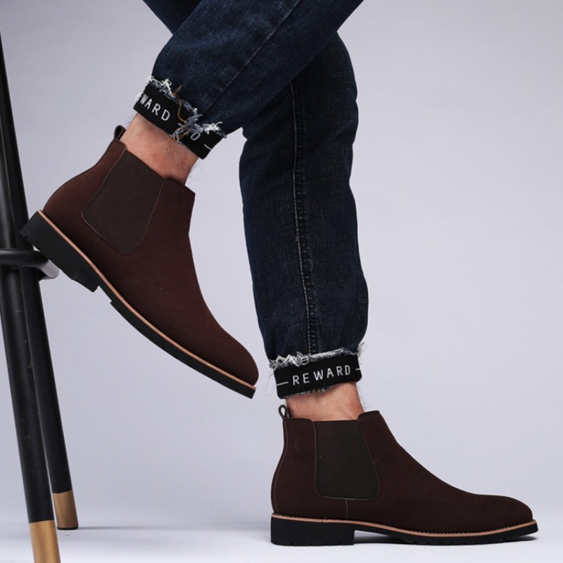Men Ankle Boots British Style  - Chelsea Boots Men recension och pris