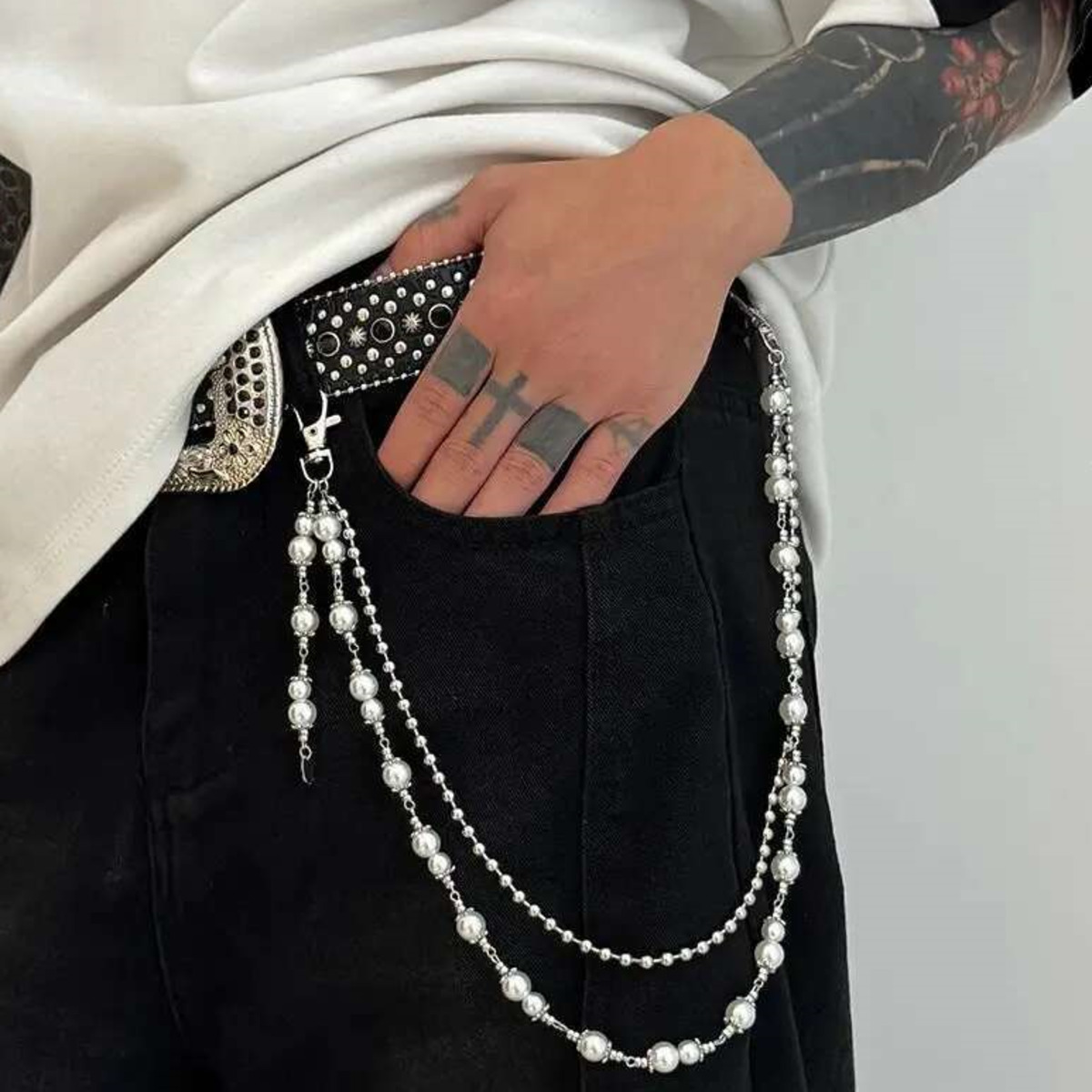Salircon Punk Multilayer Imita - Men'S Fashion Bag recension och pris