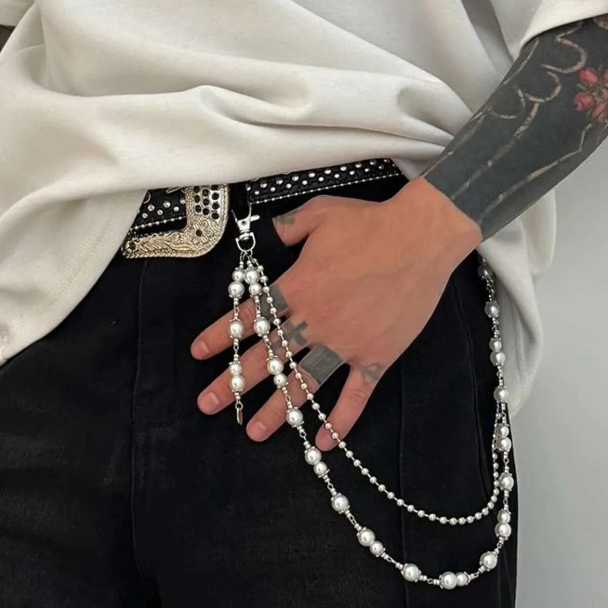 Salircon Punk Multilayer Imita - Men'S Fashion Bag recension och pris