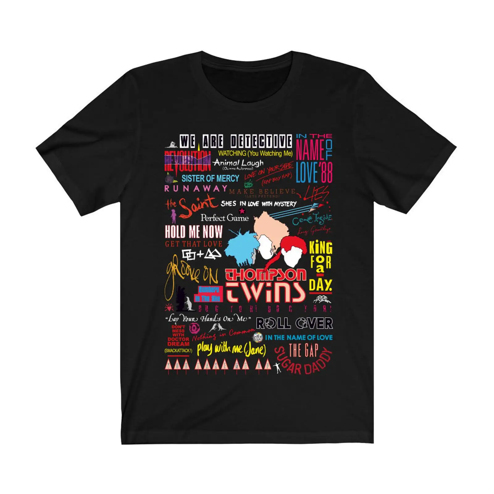Thompson Twins Typography Mont - Mens Fashion Vintage recension och pris