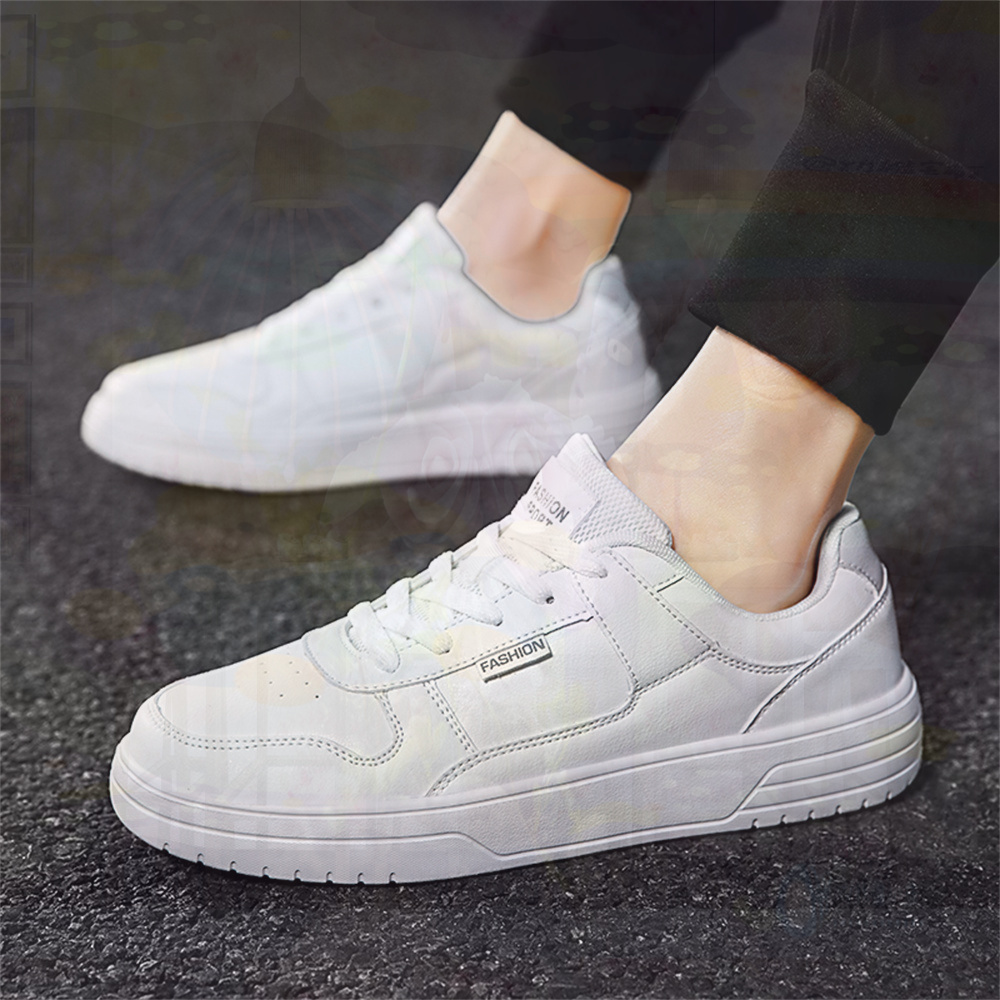 With Ties PU Leather Shoes 41  - Men'S Fashion For Fat Guys recension och pris