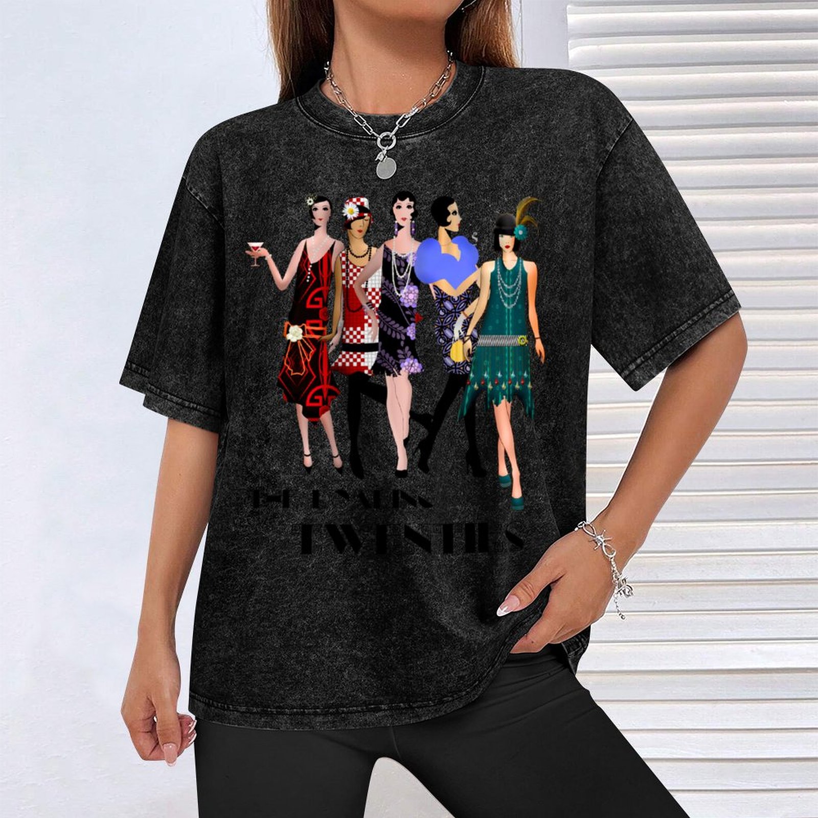 Roaring 20s Flapper Girls T-Sh - Men'S Fashion Roaring 20S recension och pris