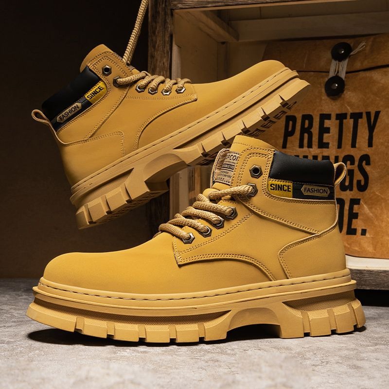Vintage Men Platform Ankle Boo - Chelsea Boots Men recension och pris