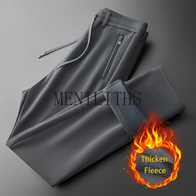 Sweat Pants Men Fleece Autumn  - Mens Fashion Dark Grey Pants recension och pris