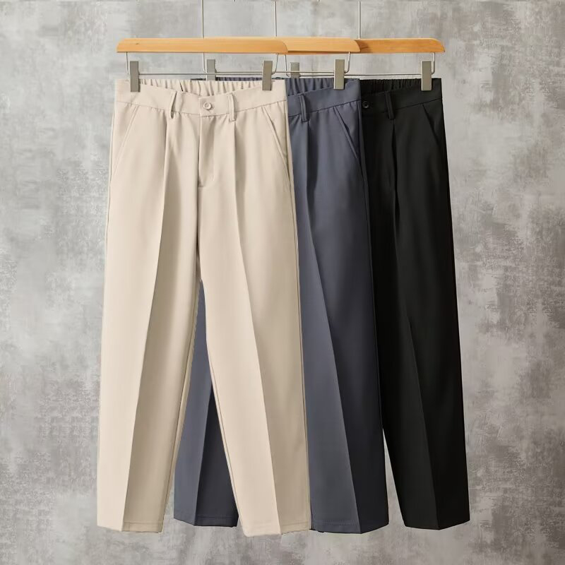 Fashion Men Baggy Concise Ankl - Mens Fashion Dark Grey Pants recension och pris