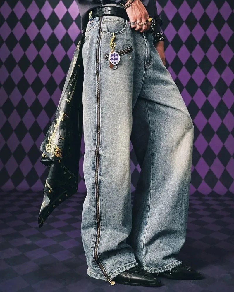 Y2K Streetwear Men Hip Hop Har - Mens Fashion Vintage recension och pris
