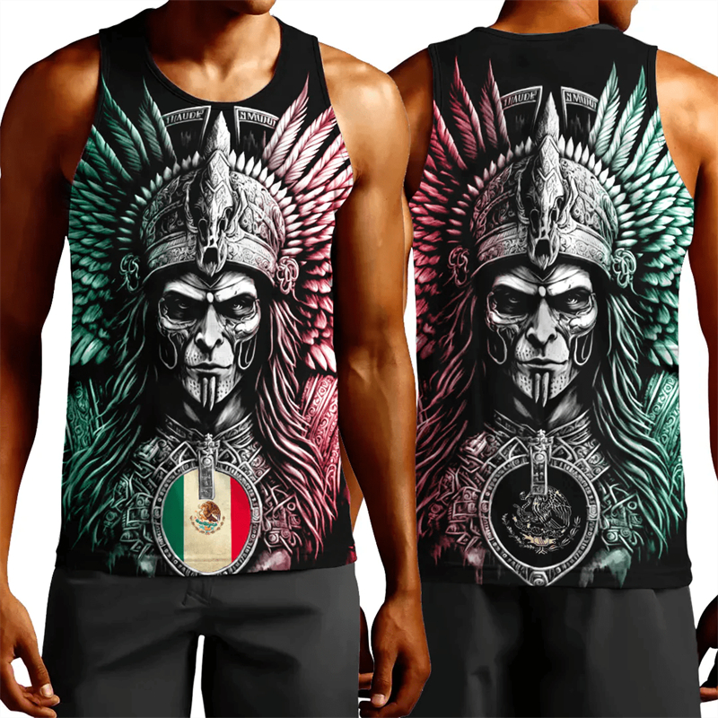 Trendy Mexico Flag Graphic Tan - Mens Fashion Mexico recension och pris