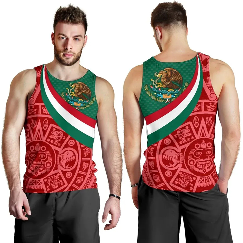 Trendy Mexico Flag Graphic Tan - Mens Fashion Mexico recension och pris