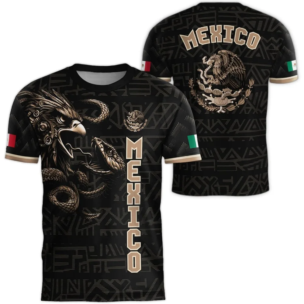 3D Printed Mexico Flag T-Shirt - Mens Fashion Mexico recension och pris