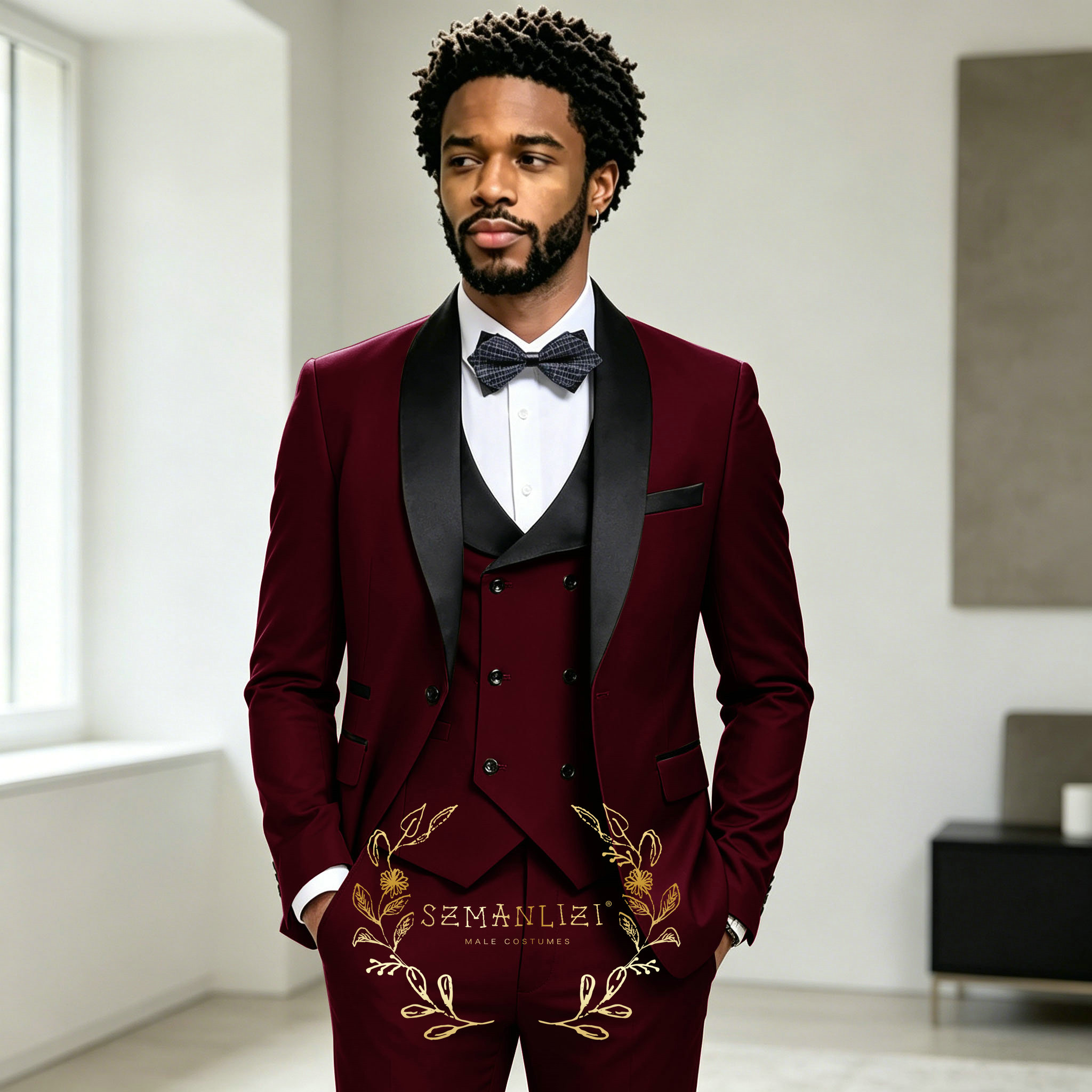 Dark Grey Men's Tuxedo Wedding - Mens Fashion Dark Grey Pants recension och pris