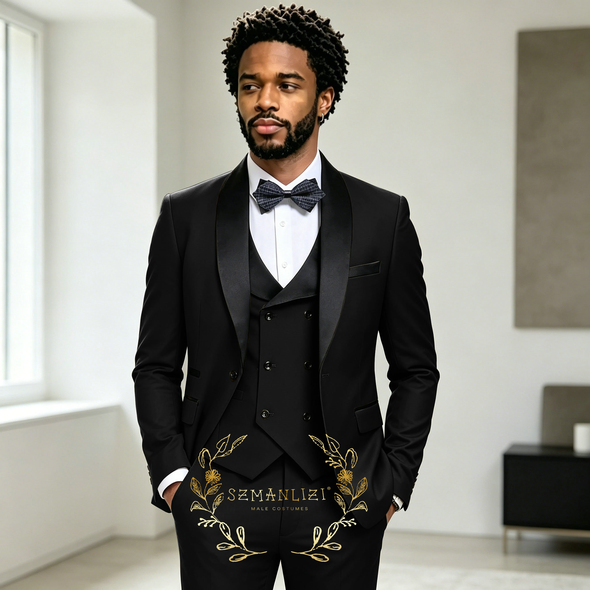 Dark Grey Men's Tuxedo Wedding - Mens Fashion Dark Grey Pants recension och pris
