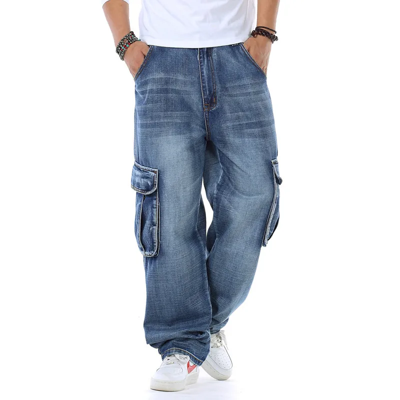 Mens Baggy Jeans Spring and Au - Men'S Fashion For Fat Guys recension och pris