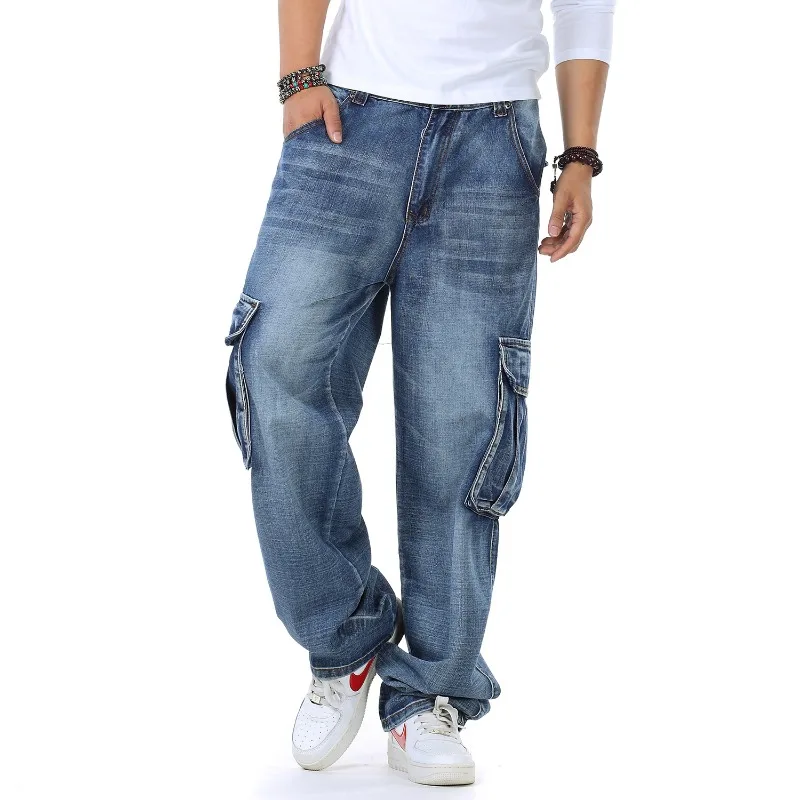 Mens Baggy Jeans Spring and Au - Men'S Fashion For Fat Guys recension och pris