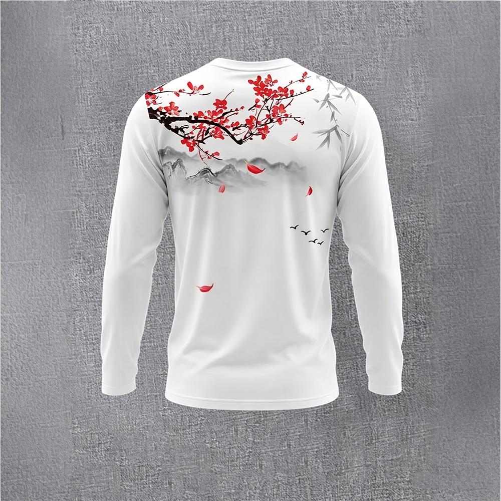 Chinese Style Ink Plum Blossom - Mens Fashion Vintage recension och pris