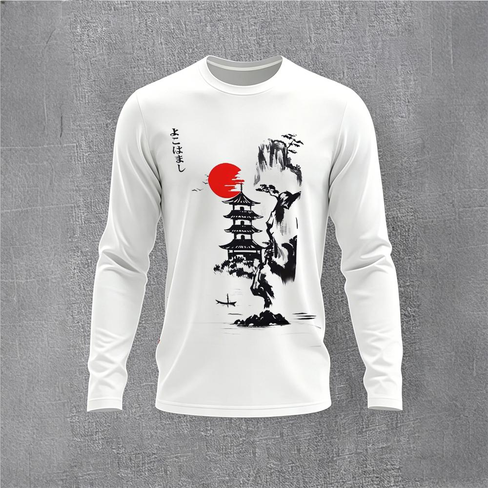 Chinese Style Ink Plum Blossom - Mens Fashion Vintage recension och pris
