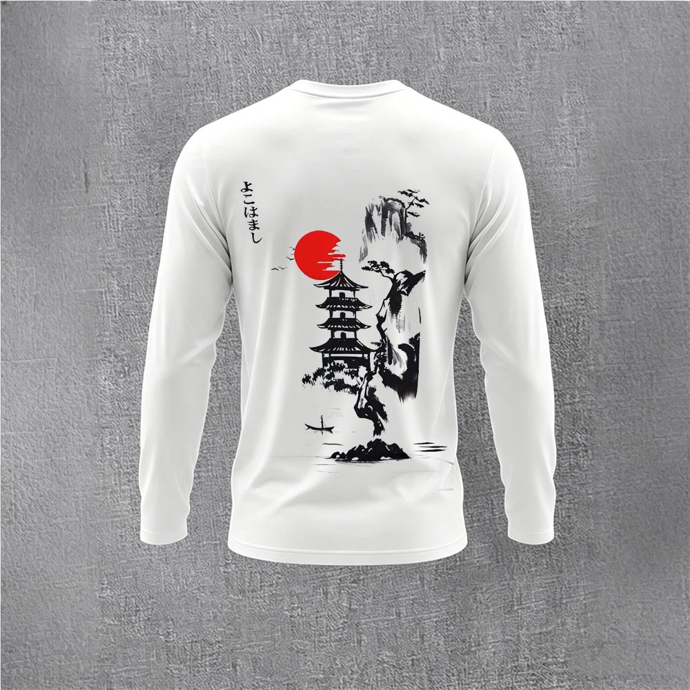 Chinese Style Ink Plum Blossom - Mens Fashion Vintage recension och pris