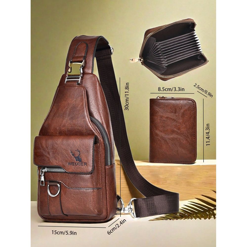 Fashionable Minimalist Solid C - Men'S Fashion Bag recension och pris