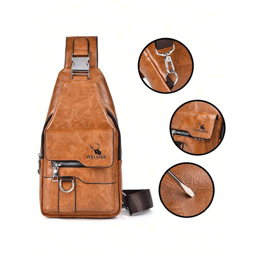 Fashionable Minimalist Solid C - Men'S Fashion Bag recension och pris