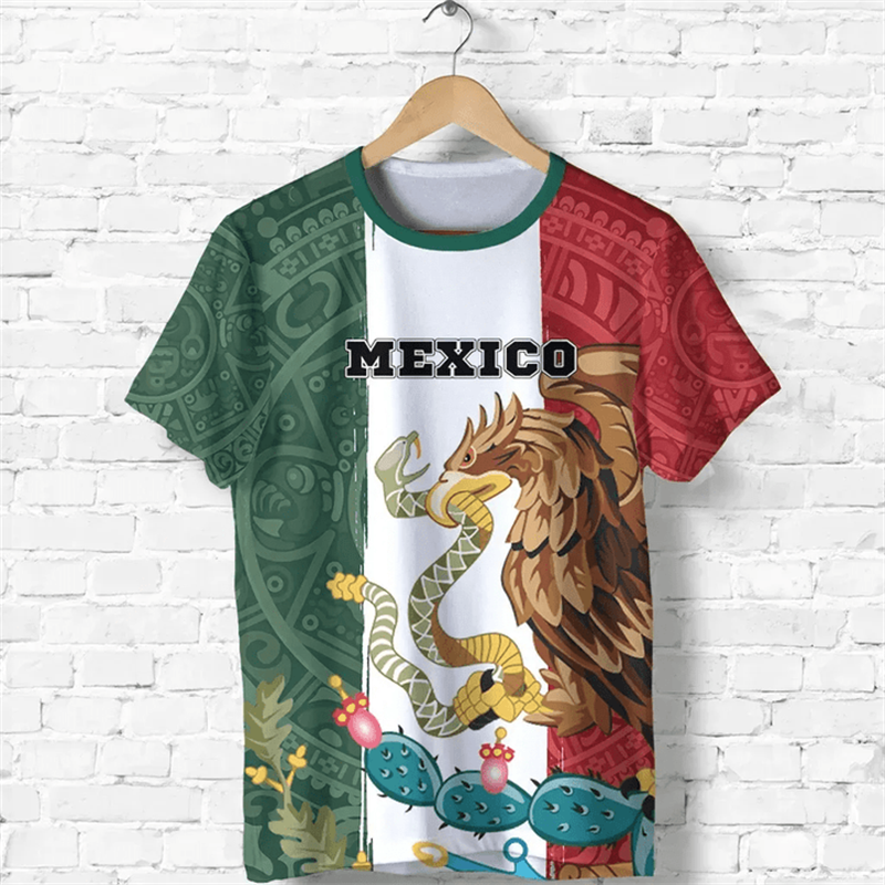 Mexico National Flag T Shirts  - Mens Fashion Mexico recension och pris