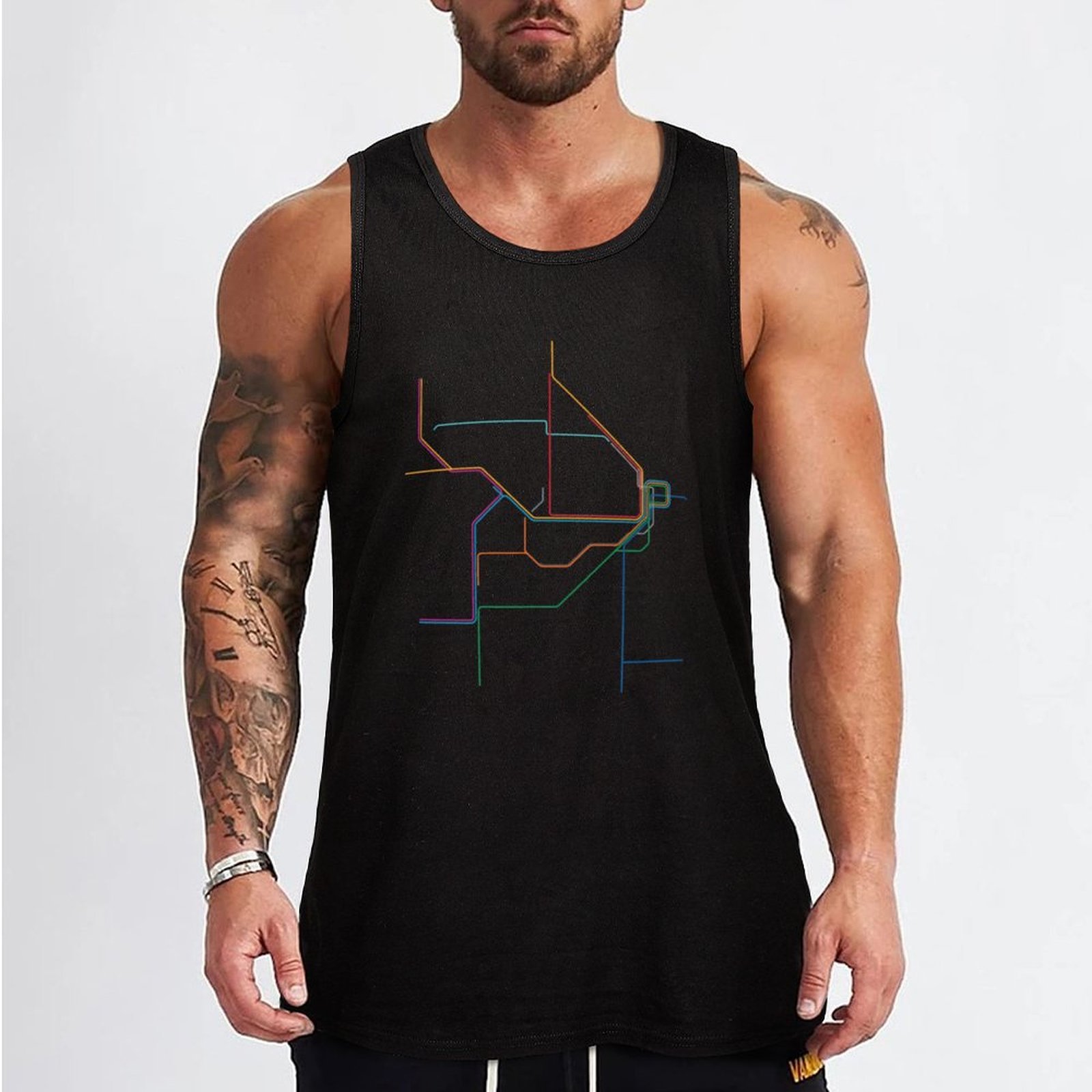 Sydney Train Map Tank Top Fash - Men'S Fashion Sydney recension och pris