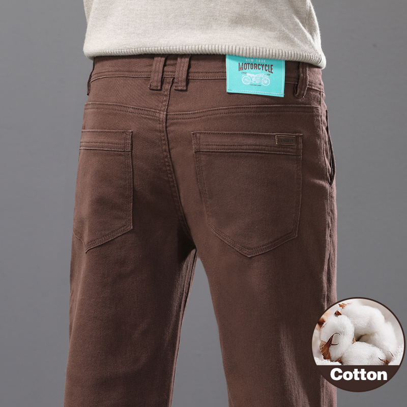 Business Casual Cotton Elastic - Mens Fashion Dark Grey Pants recension och pris