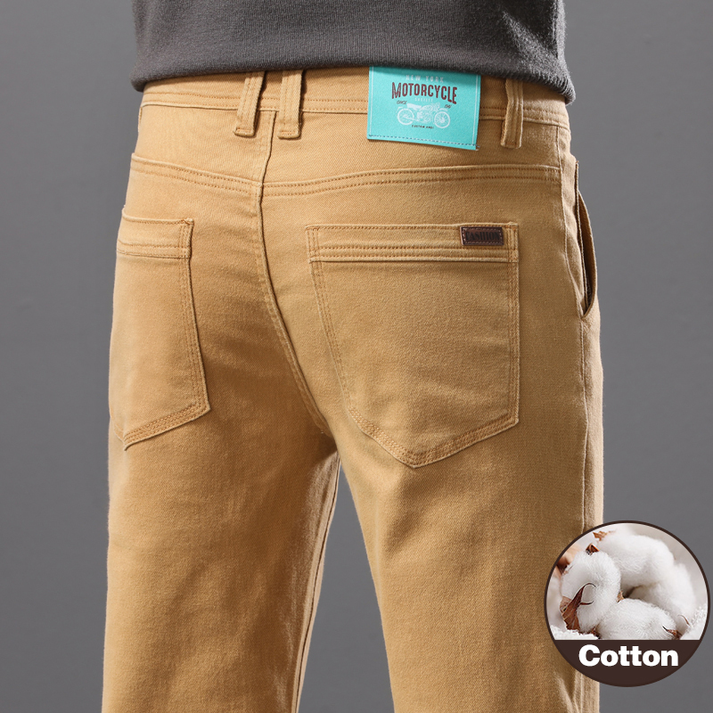 Business Casual Cotton Elastic - Mens Fashion Dark Grey Pants recension och pris