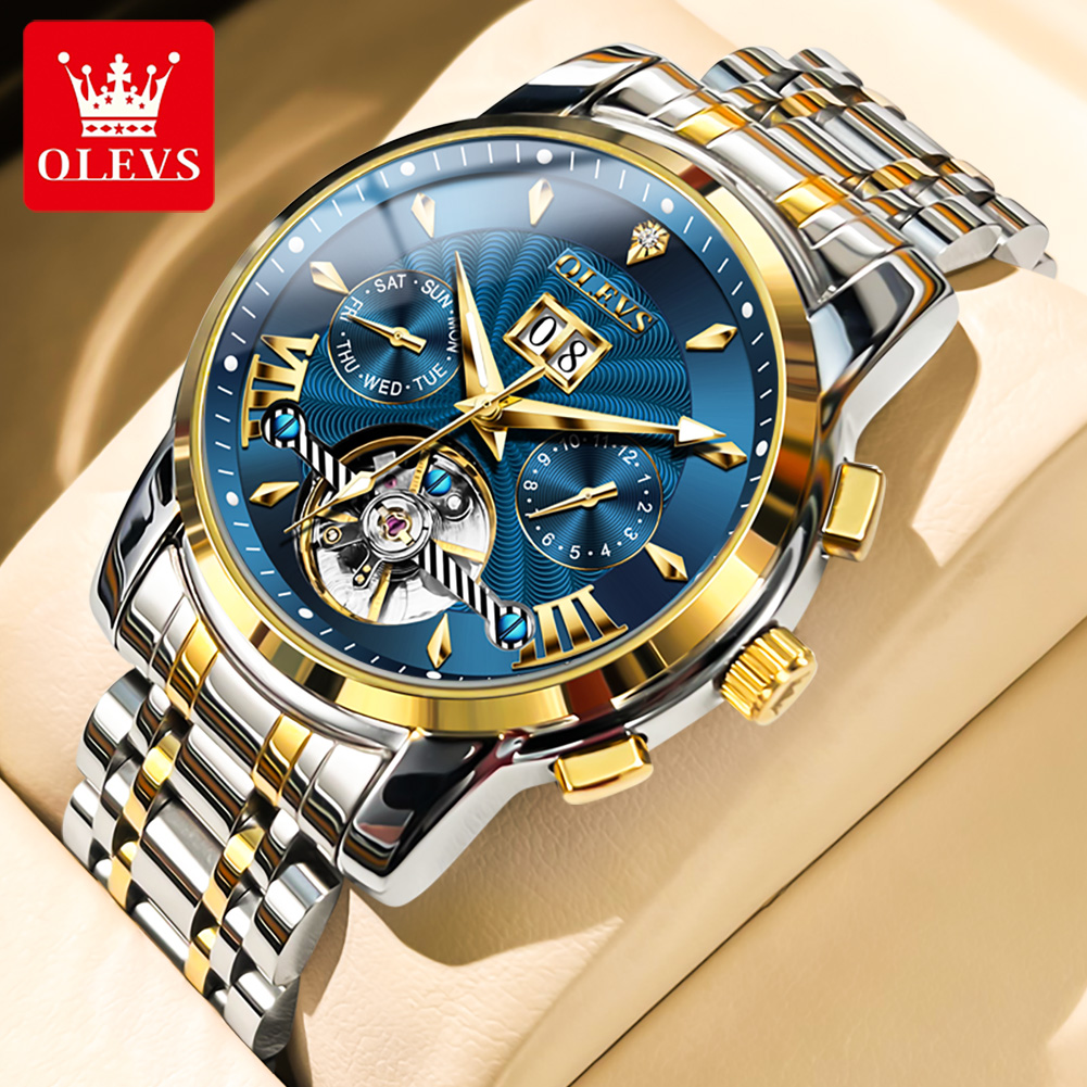 OLEVS Men Watches Luxury Fashi - Mens Fashion Week recension och pris