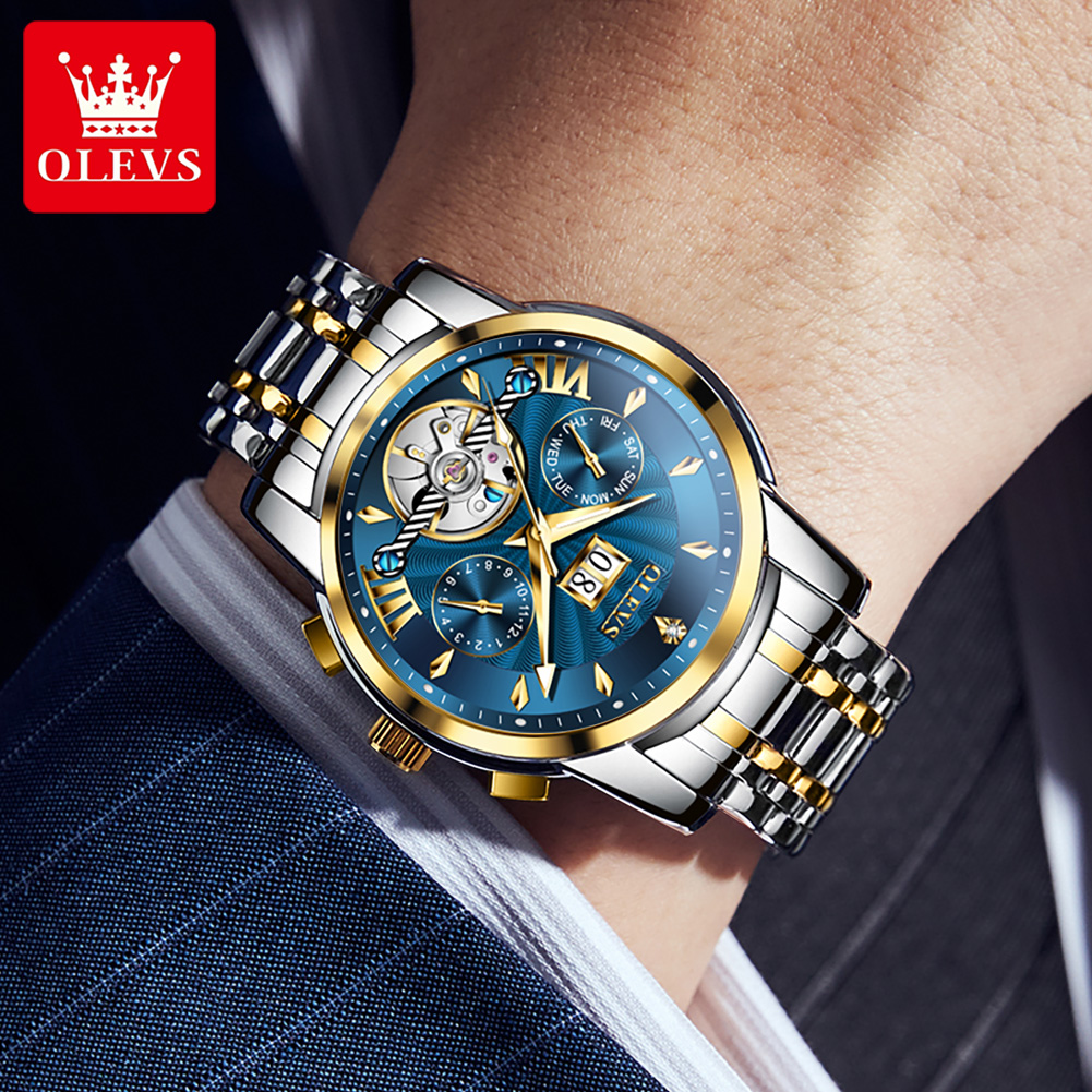OLEVS Men Watches Luxury Fashi - Mens Fashion Week recension och pris