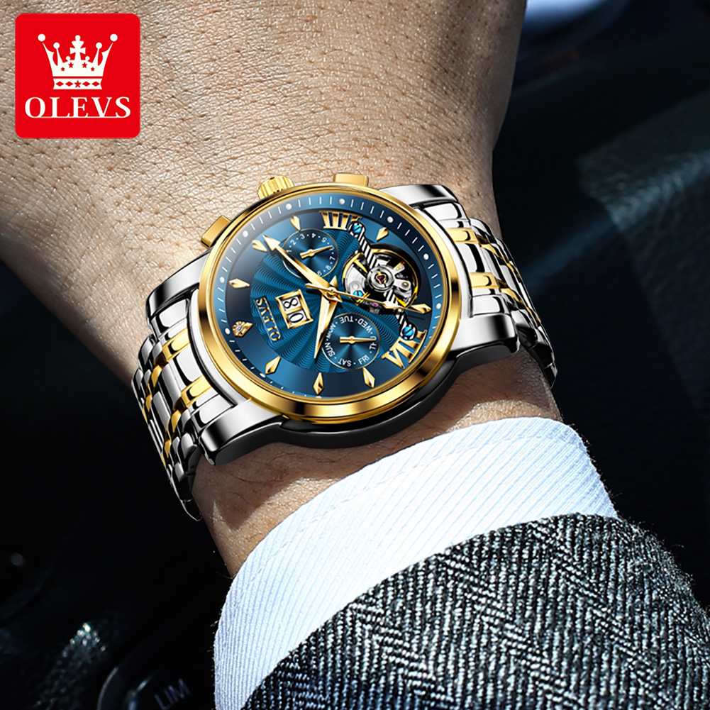 OLEVS Men Watches Luxury Fashi - Mens Fashion Week recension och pris