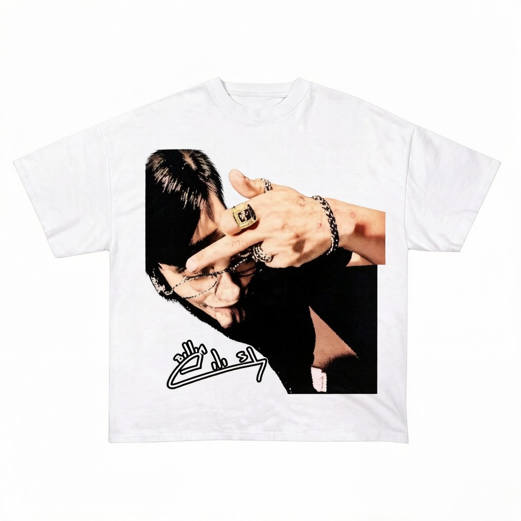 Billie's Middle Finger Print T - Mens Fashion Early 2000S recension och pris